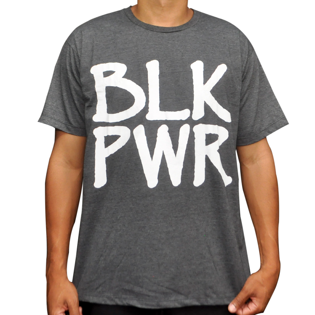 Camiseta Black Power - Cinza chumbo